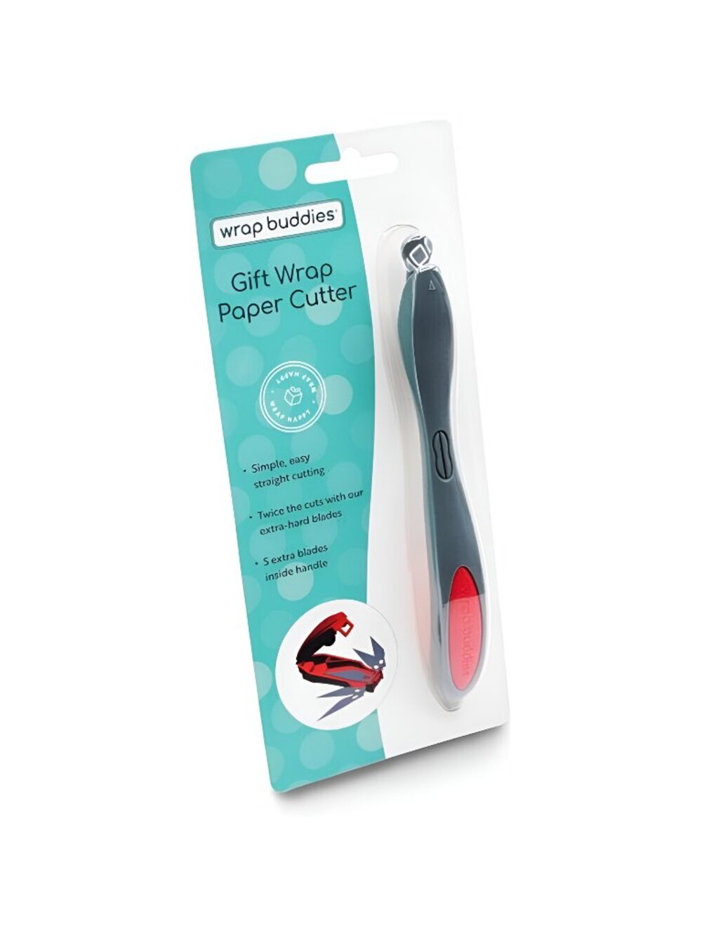 Wrap Buddies Wrapping Paper Cutter – Effortless Cutting Tool for Gift Wrapping